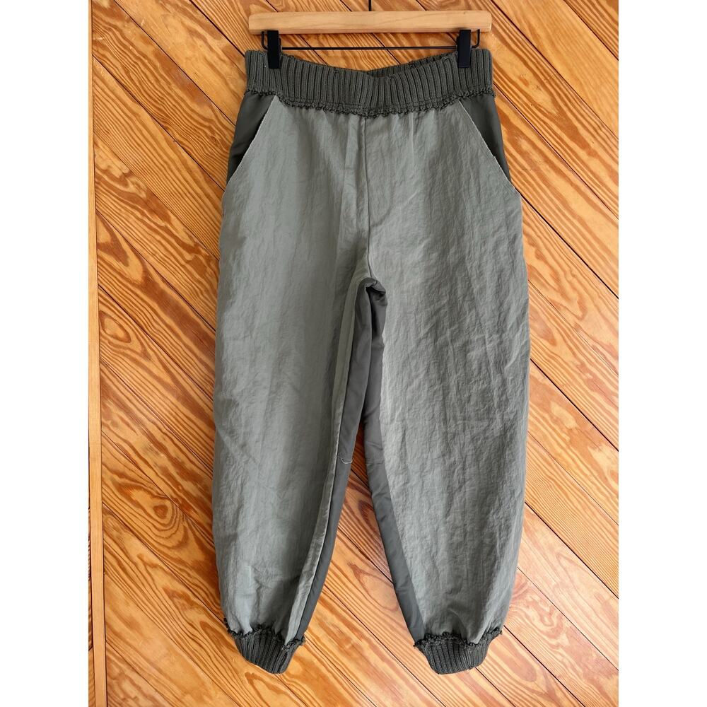 ZARA Nylon Distressed Jogger Pant